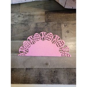 Felt Easter Egg table decor pink